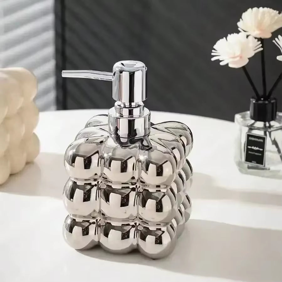300Ml Cotton Candy Soap Dish Soap| Ceramic Bubble Bottle| Toilet Bathroom Accessories