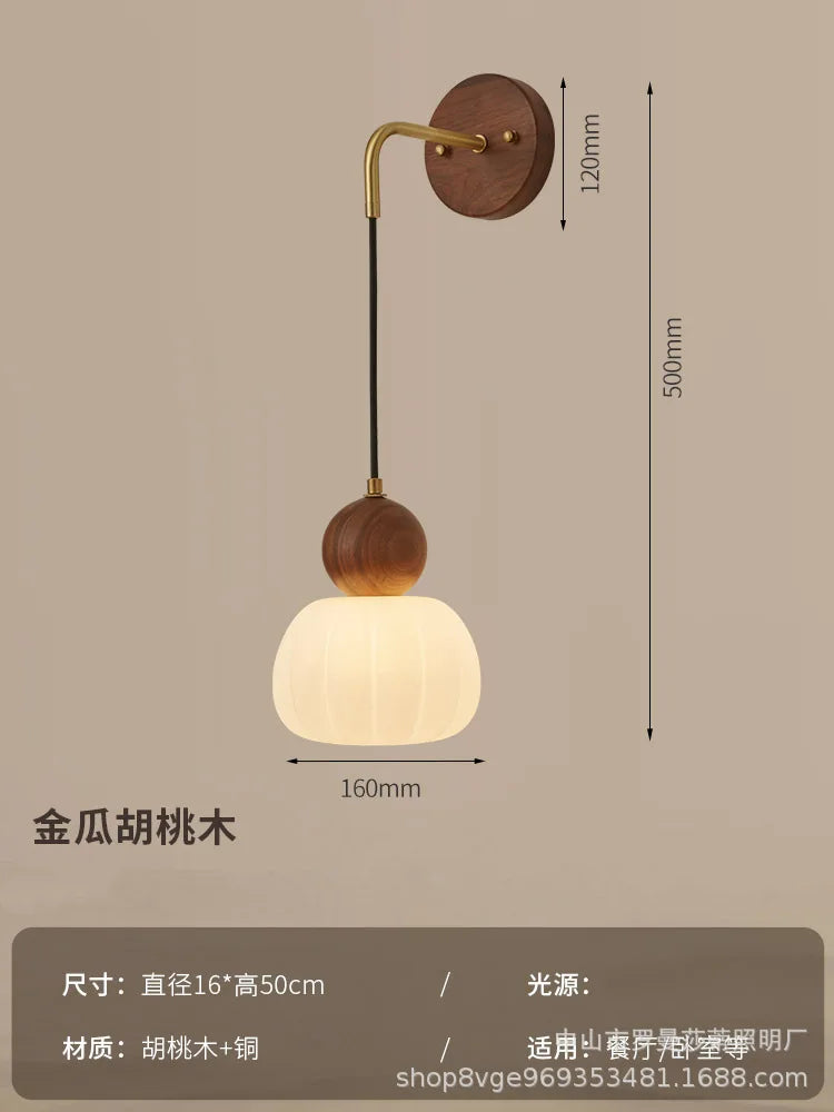 Ancient Style Light| Luxury Living Room Vybe| Japanese Retro Copper Hallway Wall Lamp