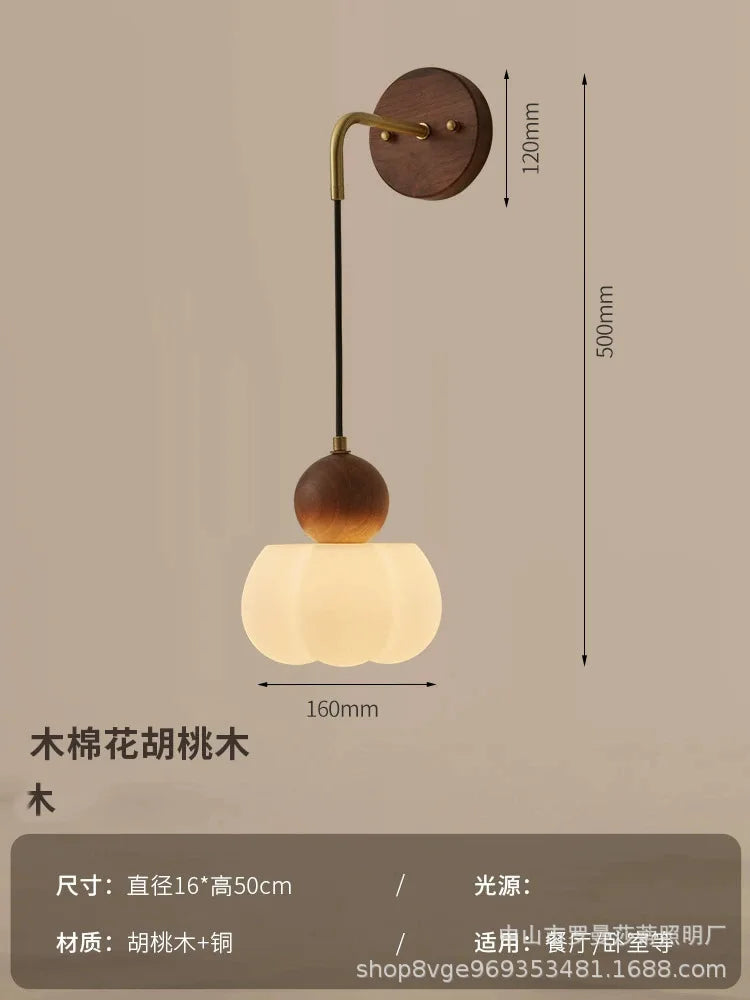 Ancient Style Light| Luxury Living Room Vybe| Japanese Retro Copper Hallway Wall Lamp