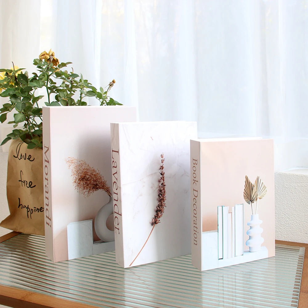 3Pcs/Set Multiple Size Fake Books Set | Coffee Table Books |Room Decor