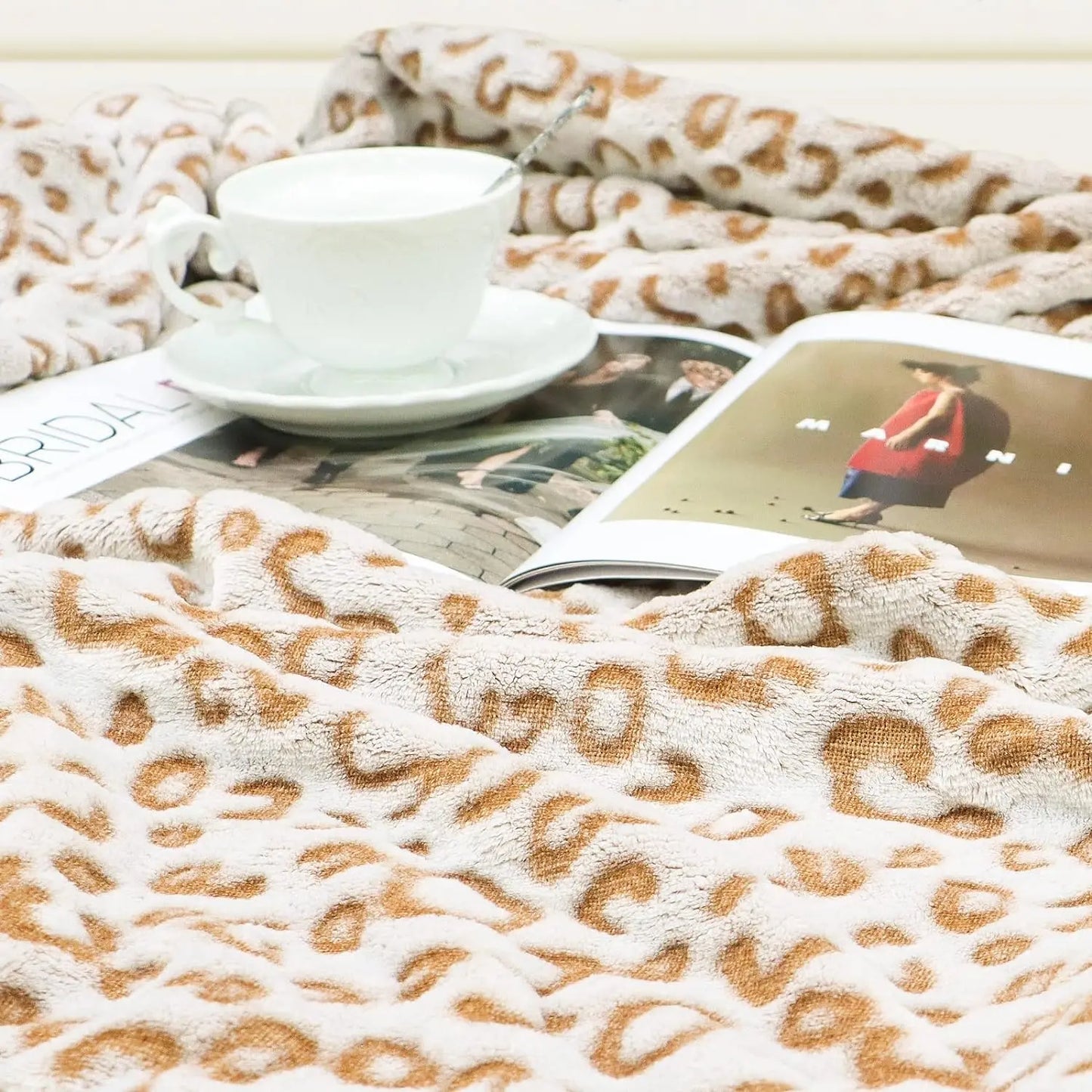 1Pc 3D Leopard Zebra Throw Blanket| Blanket for bed or sofa