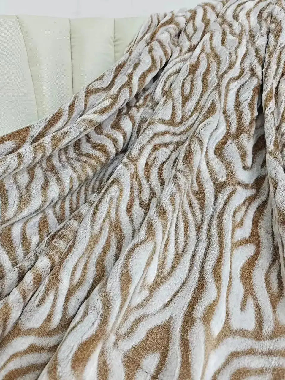 1Pc 3D Leopard Zebra Throw Blanket| Blanket for bed or sofa