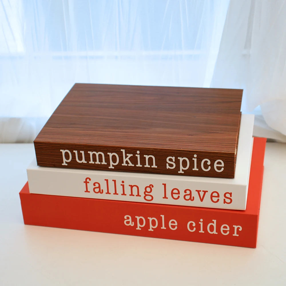 3Pcs/Set Multiple Size Fake Books Set | Coffee Table Books |Room Decor
