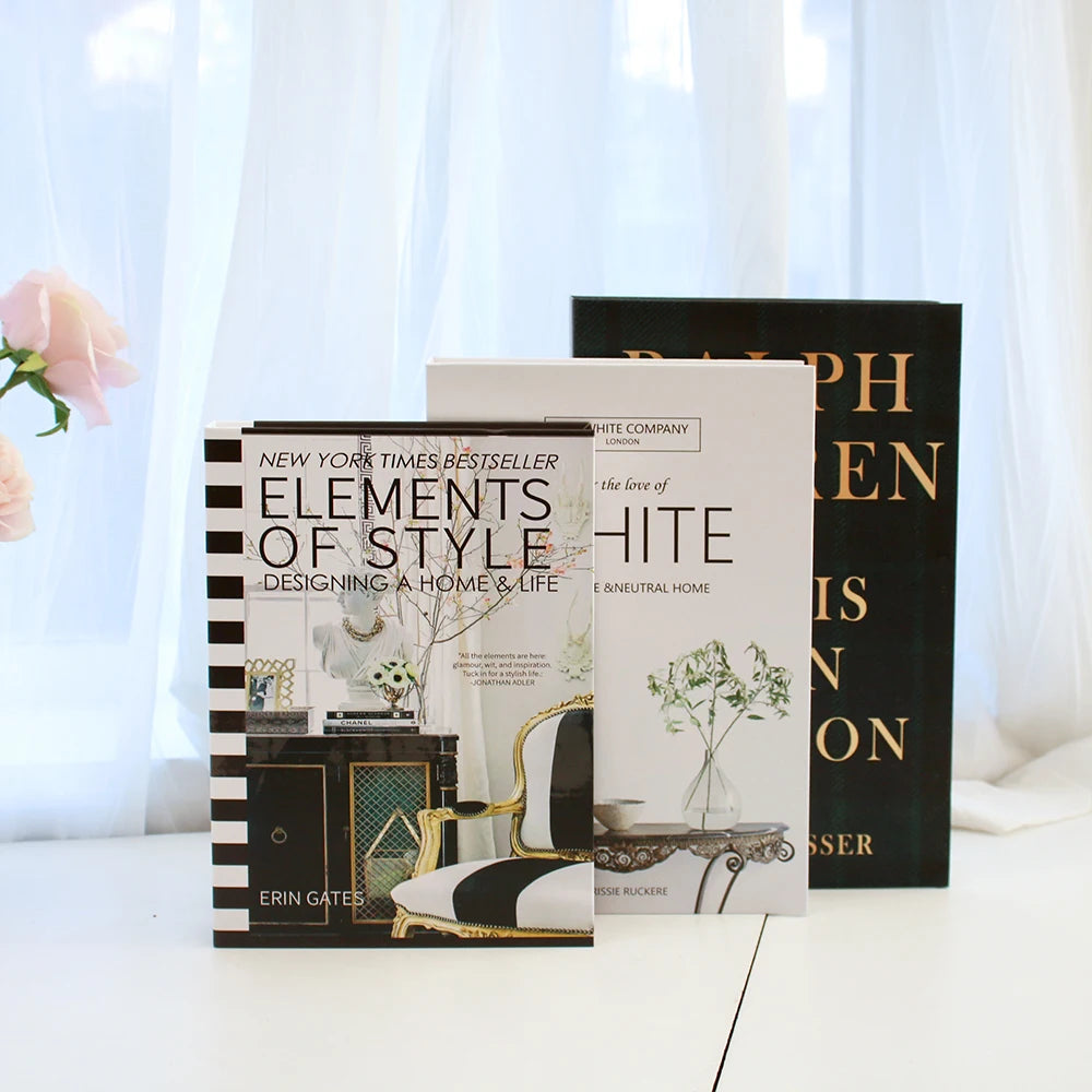 3Pcs/Set Multiple Size Fake Books Set | Coffee Table Books |Room Decor