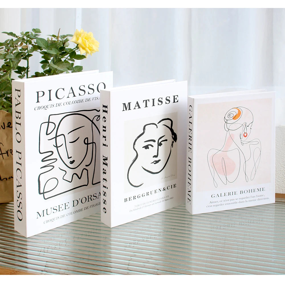 3Pcs/Set Multiple Size Fake Books Set | Coffee Table Books |Room Decor