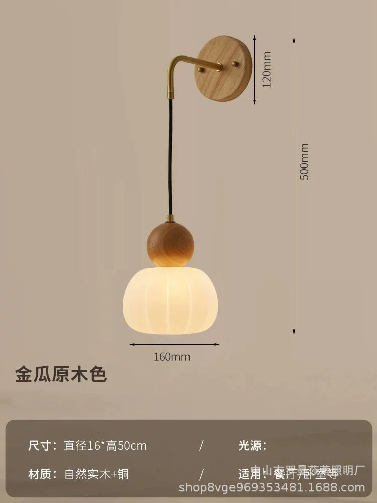 Ancient Style Light| Luxury Living Room Vybe| Japanese Retro Copper Hallway Wall Lamp