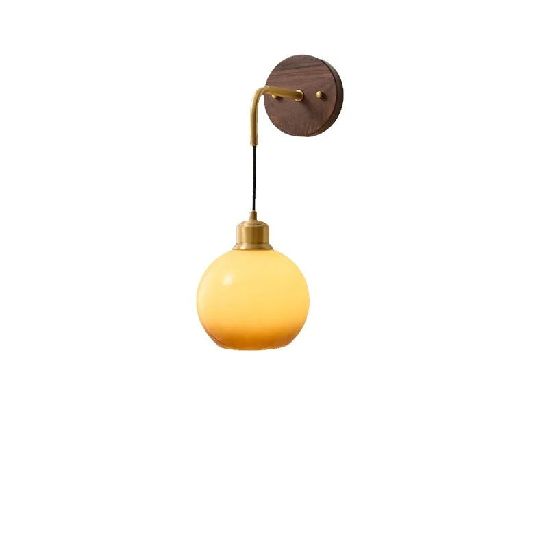 Ancient Style Light| Luxury Living Room Vybe| Japanese Retro Copper Hallway Wall Lamp