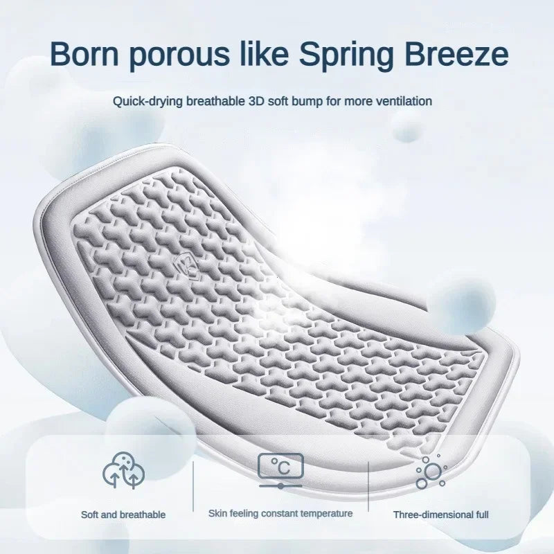 3D Breathable Car Seat Cover| Summer Sweatproof Car Seat Cushion |Convex Design for Heat Dissipation Universal Auto Chair Mat Pad