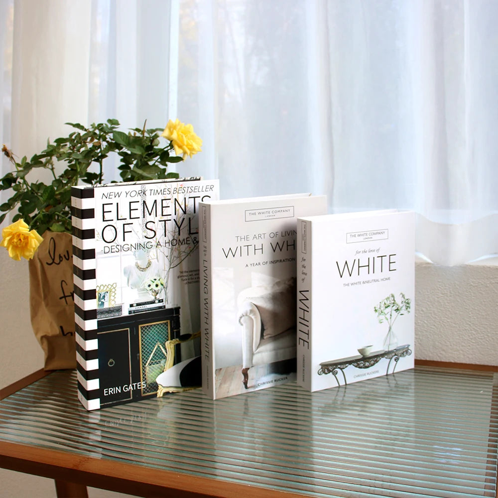 3Pcs/Set Multiple Size Fake Books Set | Coffee Table Books |Room Decor