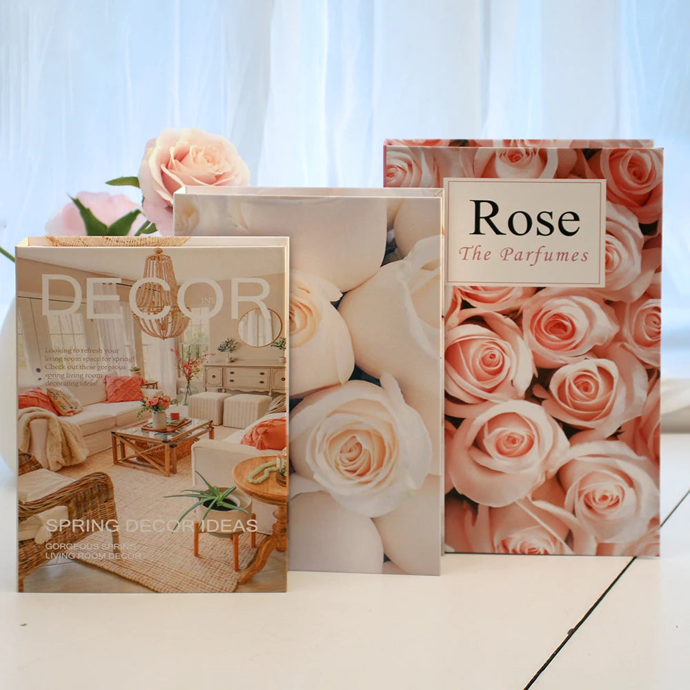 3Pcs/Set Multiple Size Fake Books Set | Coffee Table Books |Room Decor