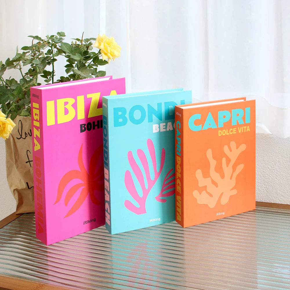 3Pcs/Set Multiple Size Fake Books Set | Coffee Table Books |Room Decor