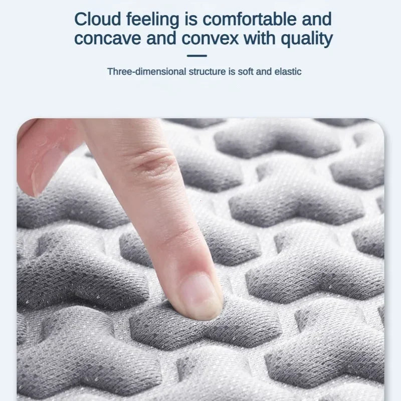 3D Breathable Car Seat Cover| Summer Sweatproof Car Seat Cushion |Convex Design for Heat Dissipation Universal Auto Chair Mat Pad