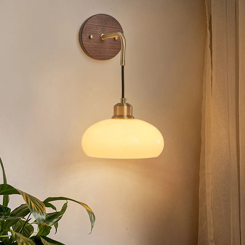 Ancient Style Light| Luxury Living Room Vybe| Japanese Retro Copper Hallway Wall Lamp