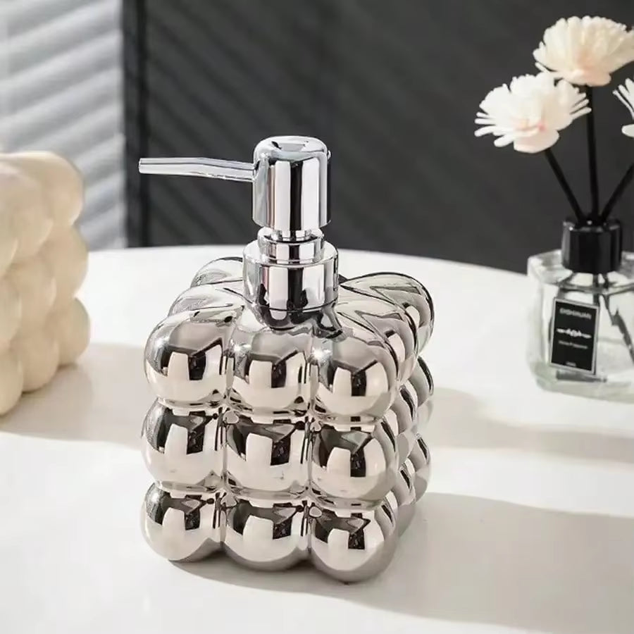 300Ml Cotton Candy Soap Dish Soap| Ceramic Bubble Bottle| Toilet Bathroom Accessories