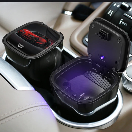 Car LED Ashtray| Universal Auto Ashtray 