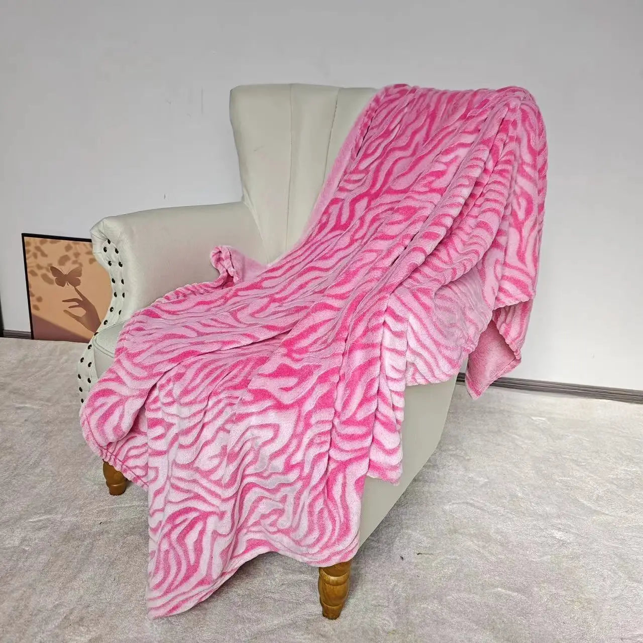 1Pc 3D Leopard Zebra Throw Blanket| Blanket for bed or sofa