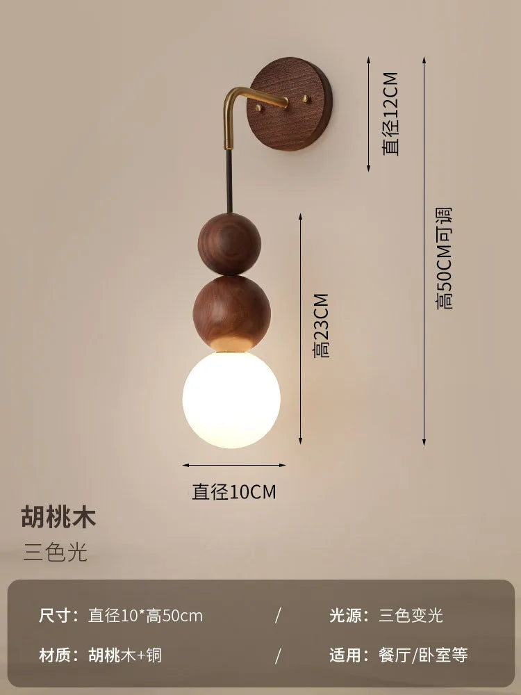 Ancient Style Light| Luxury Living Room Vybe| Japanese Retro Copper Hallway Wall Lamp