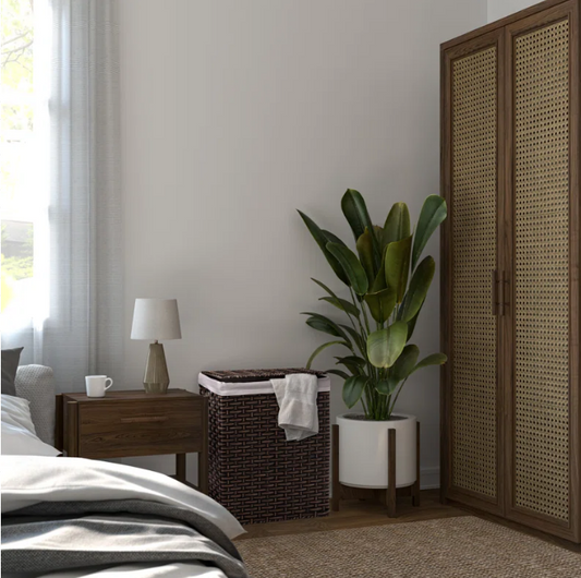 Handwoven Rectangle Laundry Hamper