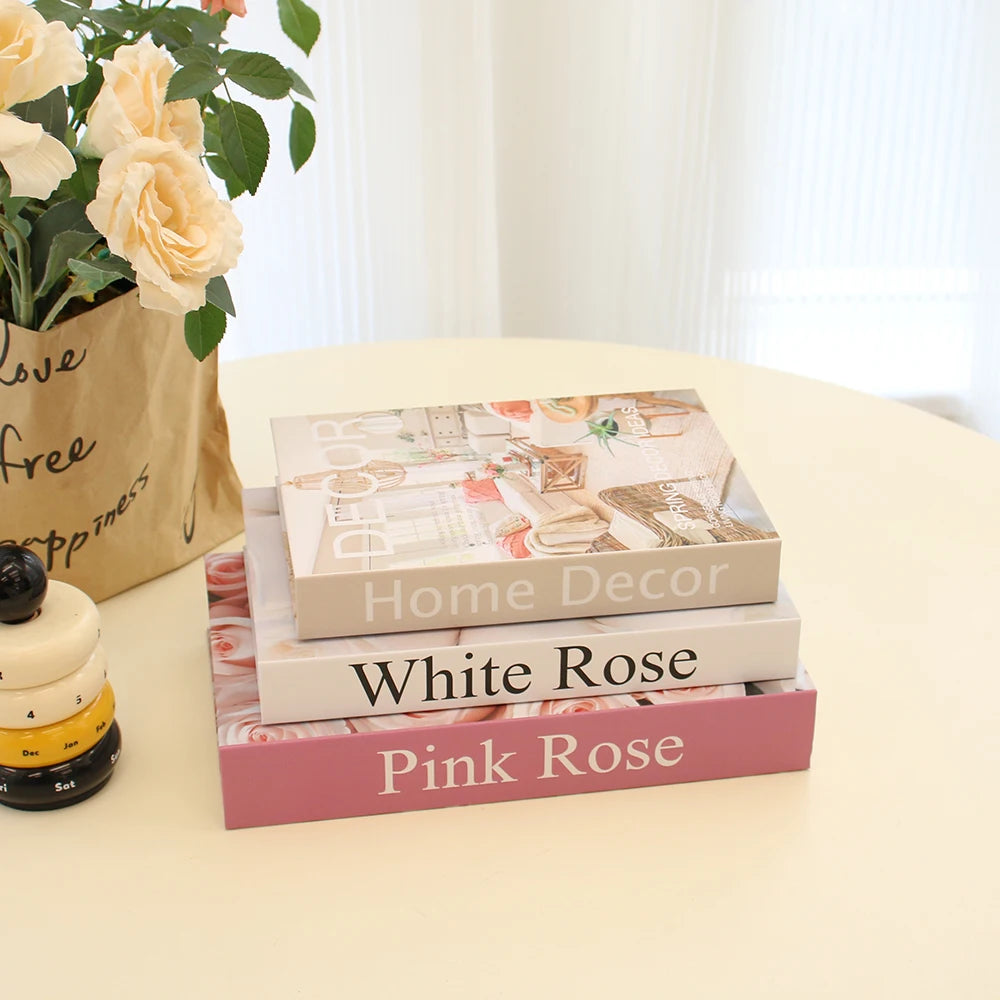 3Pcs/Set Multiple Size Fake Books Set | Coffee Table Books |Room Decor