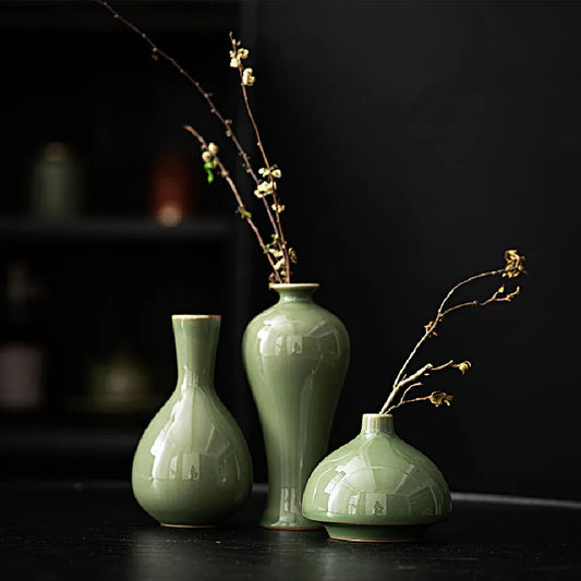Vase Ornaments| Ceramic Decorations| Small Vase Decorations